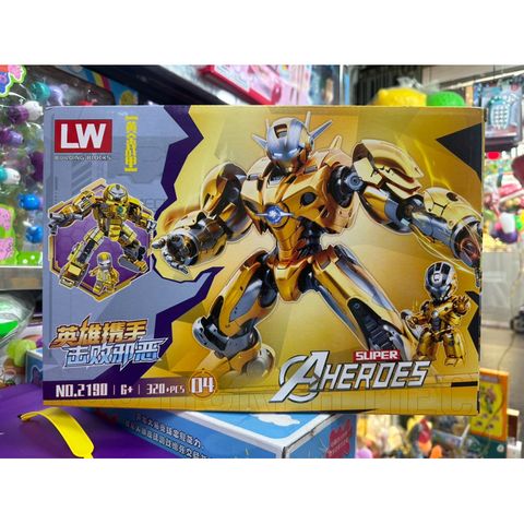 Xếp hình lắp ghép lê gô Robot SUPER HEROES 2190-4
