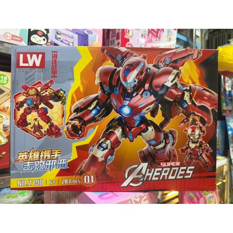 Xếp hình lắp ghép lê gô SUPER HEROES 2190-1