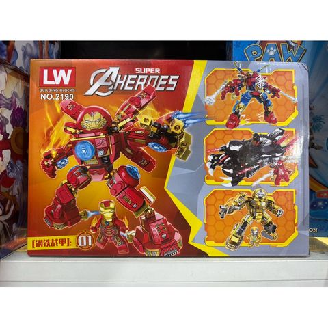 Xếp hình lắp ghép lê gô SUPER HEROES 2190-1