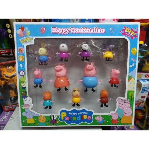 Hộp đồ chơi mô hình Heo Peppa Pig 000-32 - Đồ chơi trẻ em ngẫu nhiên, quà tặng lý tưởng cho fan của Peppa Pig