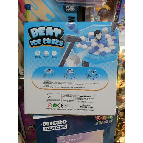 Trò Chơi Đập Băng Bẫy Chim Cánh Cụt BEAT ICE CUBES 999-149 - Đồ Chơi Trẻ Em Vui Nhộn và Thú Vị