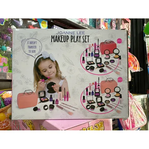 Hộp đồ chơi Vali trang điểm MAKEUP PLAY SET 21 chi tiết - Bộ đồ chơi trang điểm thú vị cho bé gái, quà tặng sáng tạo và giáo dục