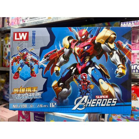 Xếp hình lắp ghép lê gô SUPER HEROES 2190-2