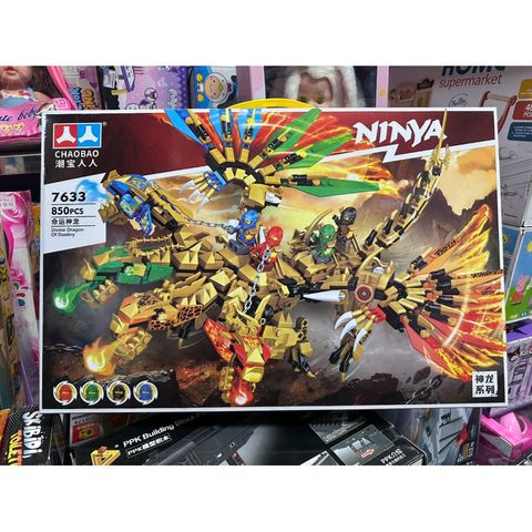 Xếp Hình Lắp Ghép Lê Gô NINJA Rồng 7633 - Đồ Chơi Xếp Hình Mới, Thú Vị Cho Trẻ Em, Phụ Kiện Vui Chơi Sáng Tạo