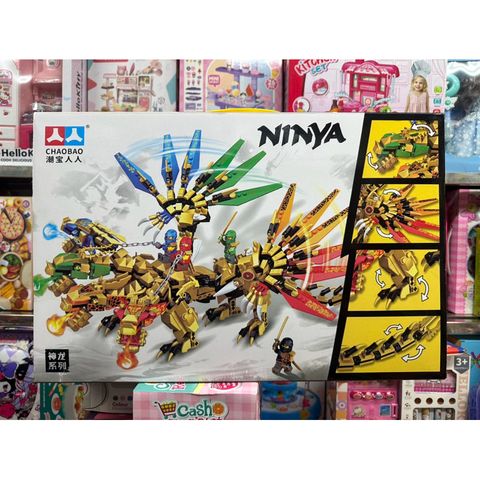 Xếp Hình Lắp Ghép Lê Gô NINJA Rồng 7633 - Đồ Chơi Xếp Hình Mới, Thú Vị Cho Trẻ Em, Phụ Kiện Vui Chơi Sáng Tạo