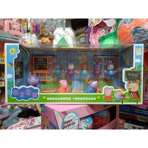 Mô Hình Lớp Học Peppa Pig 686-1 - Búp Bê Peppa Pig Đáng Yêu, Màu Ngẫu Nhiên, Quà Tặng Dành Cho Trẻ Em