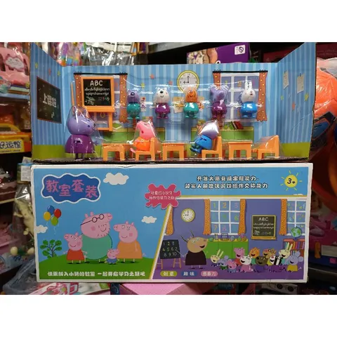 Mô Hình Lớp Học Peppa Pig 686-1 - Búp Bê Peppa Pig Đáng Yêu, Màu Ngẫu Nhiên, Quà Tặng Dành Cho Trẻ Em