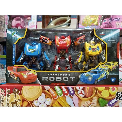 Hộp Đồ Chơi Lắp Ghép Robot Biến Hình thành Xe Ô Tô 339-36 - Đồ Chơi Xếp Hình Sáng Tạo cho Trẻ Em