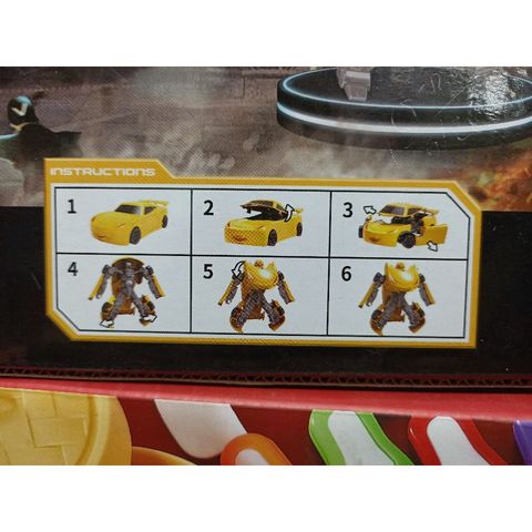 Hộp Đồ Chơi Lắp Ghép Robot Biến Hình thành Xe Ô Tô 339-36 - Đồ Chơi Xếp Hình Sáng Tạo cho Trẻ Em