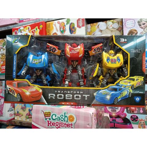 Hộp Đồ Chơi Lắp Ghép Robot Biến Hình thành Xe Ô Tô 339-36 - Đồ Chơi Xếp Hình Sáng Tạo cho Trẻ Em