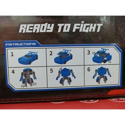 Hộp Đồ Chơi Lắp Ghép Robot Biến Hình thành Xe Ô Tô 339-36 - Đồ Chơi Xếp Hình Sáng Tạo cho Trẻ Em