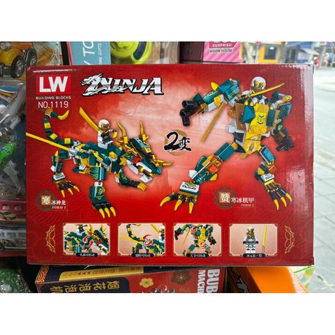 Bộ Xếp Hình Lắp Ghép Lê Gô NINJA Rồng 1119-3 - Đồ Chơi Xếp Hình Sáng Tạo Cho Trẻ Em, Phát Triển Tư Duy và Kỹ Năng