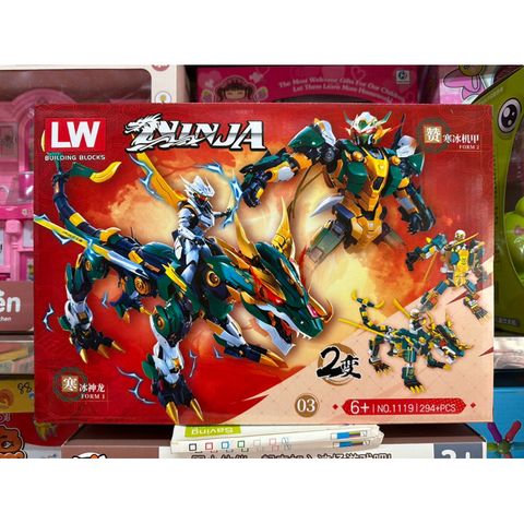 Bộ Xếp Hình Lắp Ghép Lê Gô NINJA Rồng 1119-3 - Đồ Chơi Xếp Hình Sáng Tạo Cho Trẻ Em, Phát Triển Tư Duy và Kỹ Năng