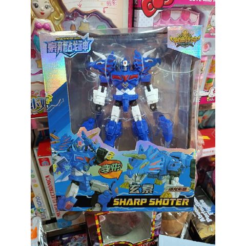 Hộp đồ chơi lắp ghép Robot Biến Hình Khủng Long SHARP SHOTER 2024-1 - Đồ Chơi Trẻ Em Phát Triển Tư Duy Sáng Tạo