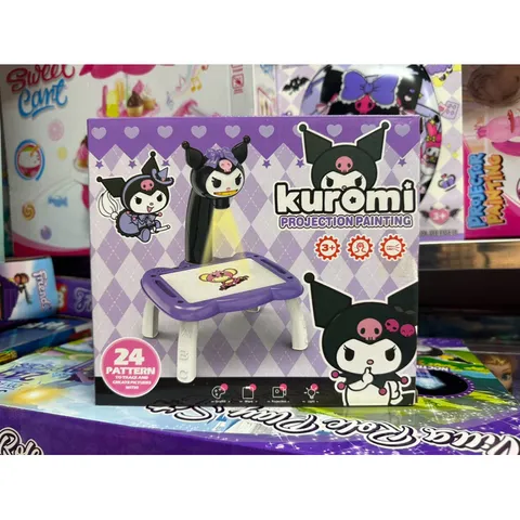 Hộp đồ chơi Bàn vẽ thông minh KUROMI với đèn phát sáng 316 - Đồ chơi sáng tạo cho trẻ em, tặng kèm pin