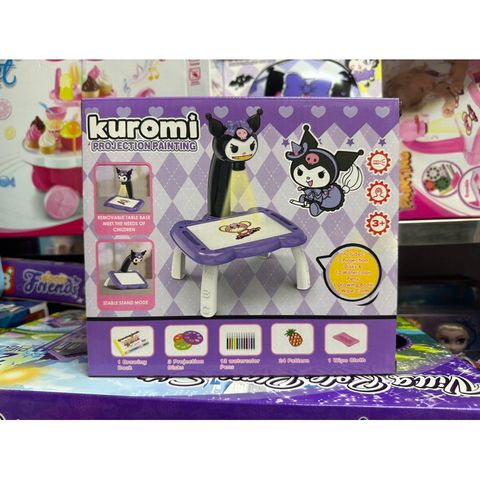 Hộp đồ chơi Bàn vẽ thông minh KUROMI với đèn phát sáng 316 - Đồ chơi sáng tạo cho trẻ em, tặng kèm pin