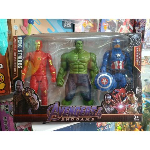 Mô Hình Siêu Anh Hùng AVENGERS 22cm Có Đèn Phát Sáng - Đồ Chơi Trẻ Em Chất Lượng Cao, Quà Tặng Fan Marvel