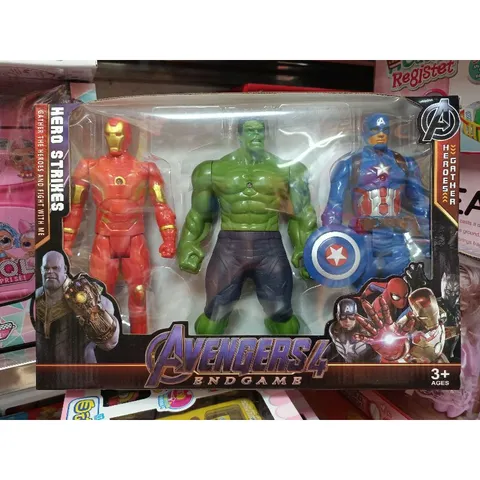Mô Hình Siêu Anh Hùng AVENGERS 22cm Có Đèn Phát Sáng - Đồ Chơi Trẻ Em Chất Lượng Cao, Quà Tặng Fan Marvel
