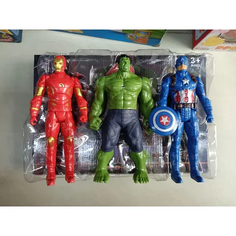 Mô Hình Siêu Anh Hùng AVENGERS 22cm Có Đèn Phát Sáng - Đồ Chơi Trẻ Em Chất Lượng Cao, Quà Tặng Fan Marvel
