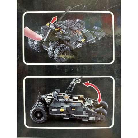 Hộp Lê Gô Lắp Ghép Mô Hình Xe Ô Tô Siêu Anh Hùng 7105 - Đồ Chơi Xây Dựng LEGO Cho Bé Yêu