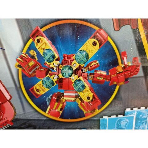 Hộp Lê Gô Lắp Ghép Robot Người Sắt Super Heroes 2058-1 - Bộ 283 Chi Tiết Xây Dựng Đồ Chơi Sáng Tạo Trẻ Em