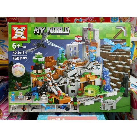 Bộ đồ chơi xếp hình lắp ghép MY WORLD 1013-1 - Trò chơi phát triển tư duy cho trẻ em, đồ chơi xây dựng sáng tạo