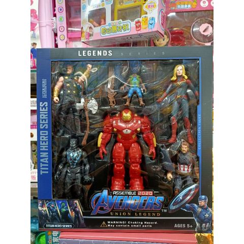 Mô hình nhân vật Siêu anh hùng AVENGERS, có đèn phát sáng 280039