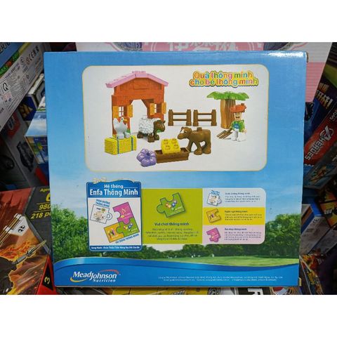 Hộp Đồ Chơi Lắp Ghép Mô Hình Nông Trại - Đồ Chơi Xếp Hình Phát Triển Tư Duy Cho Bé