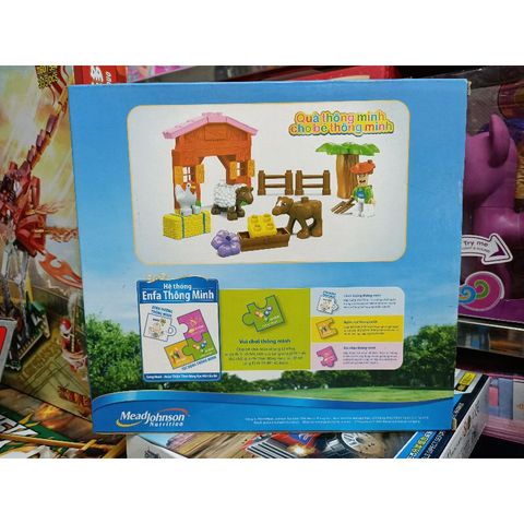 Hộp Đồ Chơi Lắp Ghép Mô Hình Nông Trại - Đồ Chơi Xếp Hình Phát Triển Tư Duy Cho Bé