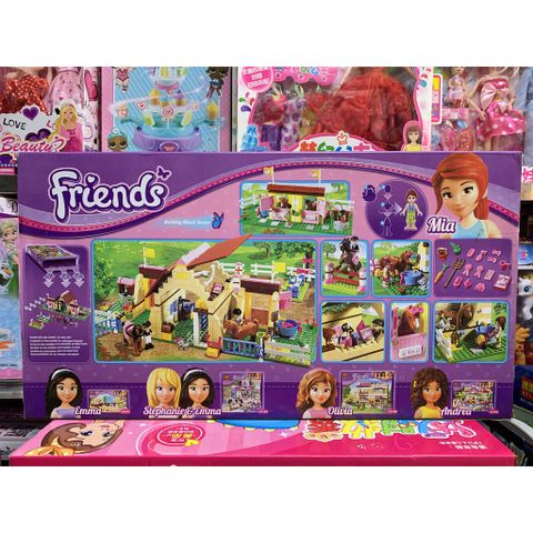 Xếp hình LEGO FRIENDS 10163 - Bộ xếp hình lắp ghép sáng tạo cho tín đồ phim tình bạn