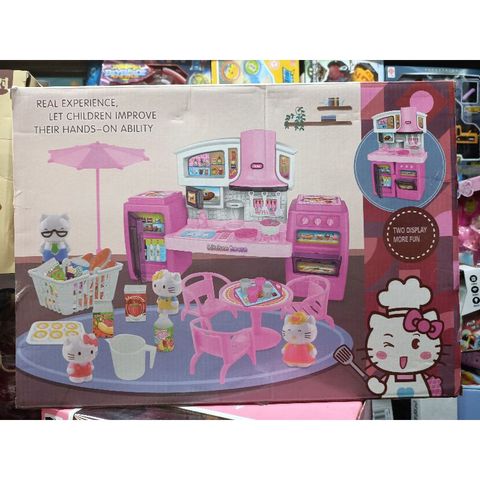 Hộp Đựng Thức Ăn Dream Kitchen - Hộp Tủ Bếp Có Nhạc và Đèn Phát Sáng 018-6, Phụ Kiện Nội Thất Độc Đáo