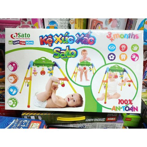Kệ Xúc Sắc SATO 034 - Kệ Chữ A An Toàn cho Trẻ Sơ Sinh và Trẻ Nhỏ - Hàng Việt Nam Chất Lượng Cao
