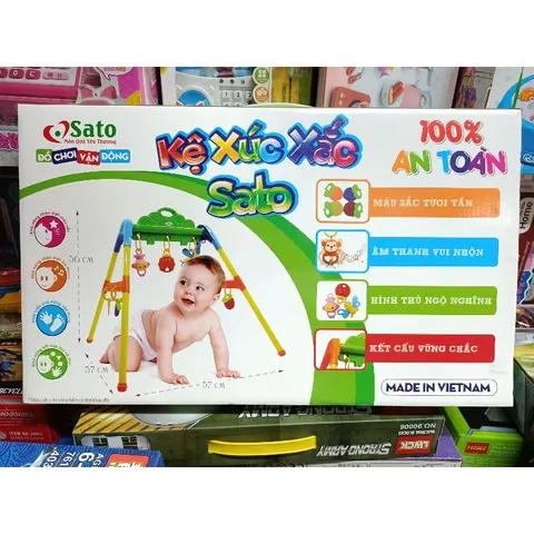 Kệ Xúc Sắc SATO 034 - Kệ Chữ A An Toàn cho Trẻ Sơ Sinh và Trẻ Nhỏ - Hàng Việt Nam Chất Lượng Cao