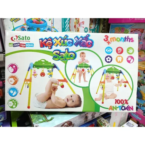 Kệ Xúc Sắc SATO 034 - Kệ Chữ A An Toàn cho Trẻ Sơ Sinh và Trẻ Nhỏ - Hàng Việt Nam Chất Lượng Cao