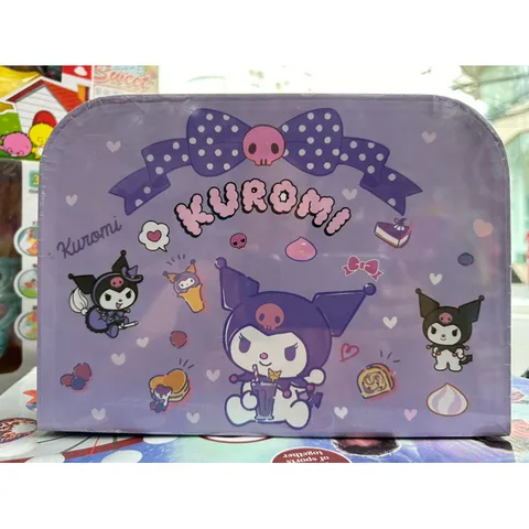 Hộp đồ chơi pha trà KUROMI Inox - Đồ chơi nấu ăn đáng yêu cho bé gái, quà tặng phong cách hoạt hình dễ thương
