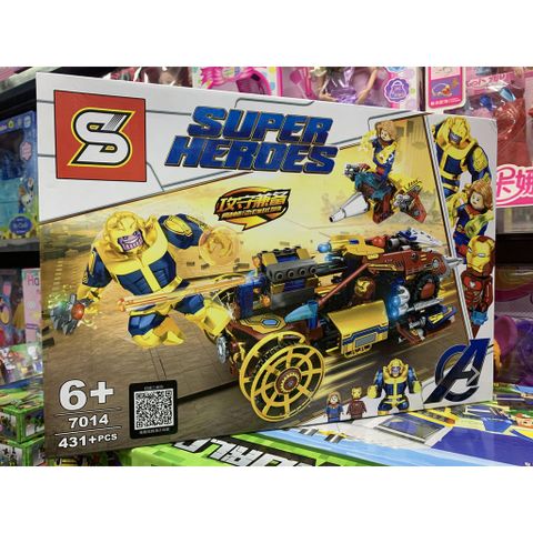Xếp Hình Lắp Ghép LEGO Super Heroes 7014 - Đồ Chơi Xây Dựng Cho Trẻ Em - Quà Tặng Fan Siêu Anh Hùng