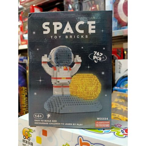 Hộp Lego Lắp Ghép Mô Hình Phi Hành Gia Phát Sáng W2224 - Đồ Chơi Sáng Tạo Cho Trẻ Em, Quà Tặng Thú Vị