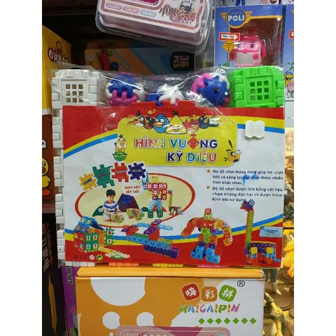 Bộ Đồ Chơi Ghép Vần Xếp Chữ Hình Vuông Kỳ Diệu - Trò Chơi Sáng Tạo Cho Trẻ Em Khám Phá Ngôn Ngữ