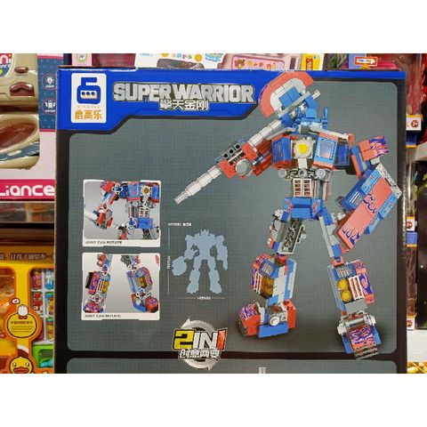 Hộp Lego Lắp Ghép 2in1 Mô Hình Xe Ô Tô Và Robot BB301 - Đồ Chơi Sáng Tạo Cho Trẻ Em, Phát Triển Tư Duy Xây Dựng
