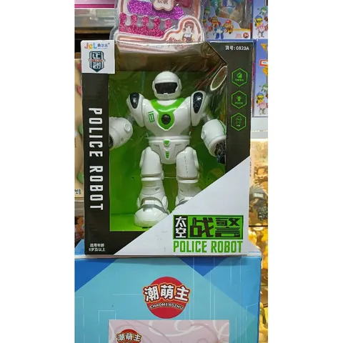 Mô Hình Robot Biết Đi Với Nhạc & Đèn Phát Sáng 0820A - Đồ Chơi Điều Khiển Từ Xa Kèm Pin, Quà Tặng Tuyệt Vời Cho Trẻ Em