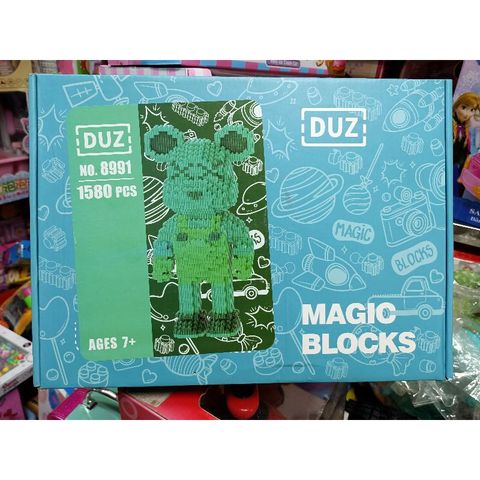 Hộp Lego Lắp Ghép Mô Hình Gấu Magic Block 8991 - Đồ Chơi Sáng Tạo Cho Trẻ Em, Xây Dựng và Khám Phá