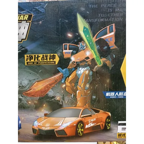 Hộp đồ chơi lắp ghép Robot biến hình thành Xe ô tô 8415 - Đồ chơi xếp hình sáng tạo cho trẻ em, phát triển tư duy và kỹ năng lắp ráp