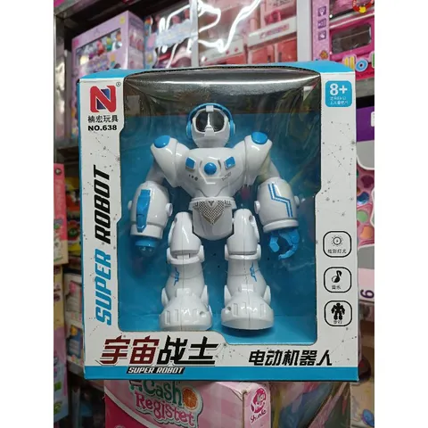 Mô hình Super Robot Trang Trí Biết Đi - Đồ Chơi Điều Khiển Từ Xa Có Nhạc và Đèn Phát Sáng - Tặng Kèm Pin 638