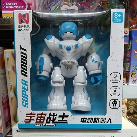 Mô hình Super Robot Trang Trí Biết Đi - Đồ Chơi Điều Khiển Từ Xa Có Nhạc và Đèn Phát Sáng - Tặng Kèm Pin 638