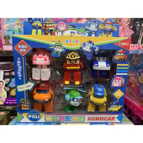 Hộp Đồ Chơi Lắp Ghép Biến Hình ROBOCAR POLI - Đồ Chơi Xếp Hình Kỹ Năng Cho Trẻ Em, Quà Tặng Sáng Tạo Thú Vị