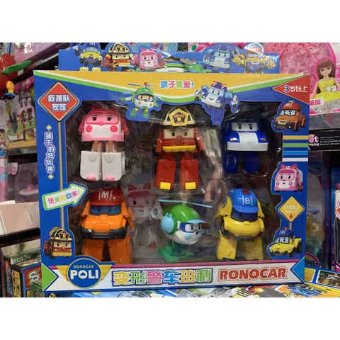 Hộp Đồ Chơi Lắp Ghép Biến Hình ROBOCAR POLI - Đồ Chơi Xếp Hình Kỹ Năng Cho Trẻ Em, Quà Tặng Sáng Tạo Thú Vị