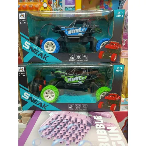 Xe Ô Tô Địa Hình Điều Khiển Từ Xa 4 Chiều Có Đèn Phát Sáng - Đồ Chơi RC Tặng Kèm Pin, Giao Màu Ngẫu Nhiên