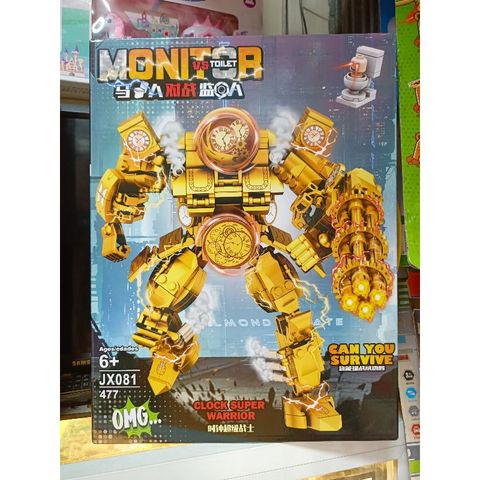 Hộp Lego Lắp Ghép Mô Hình Robot SKIBIDI TOILET 081 - Đồ Chơi Nổi Tiếng Cho Trẻ Em và Fan Hâm Mộ