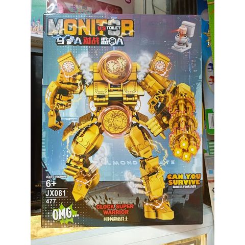 Hộp Lego Lắp Ghép Mô Hình Robot SKIBIDI TOILET 081 - Đồ Chơi Nổi Tiếng Cho Trẻ Em và Fan Hâm Mộ