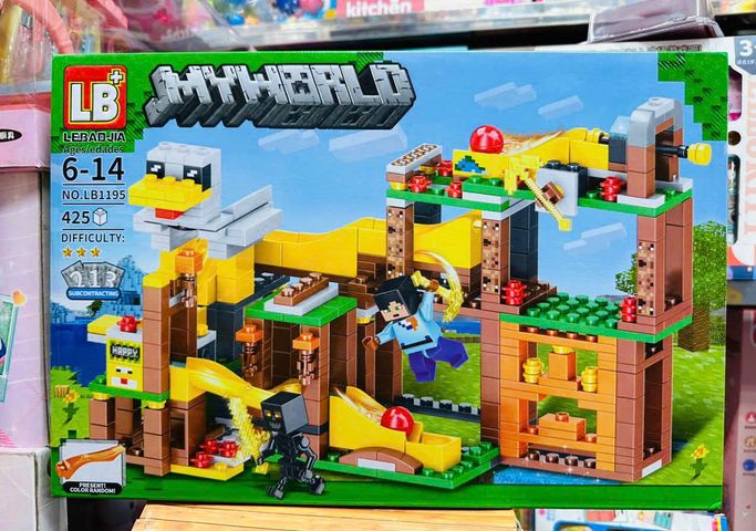 Đồ Chơi Lắp Ráp My World LB1195 - Bộ Xây Dựng Sáng Tạo Giúp Trẻ Phát Triển Tư Duy và Kỹ Năng, Quà Tặng Độc Đáo Cho Bé Từ 6 Tuổi Trở Lên